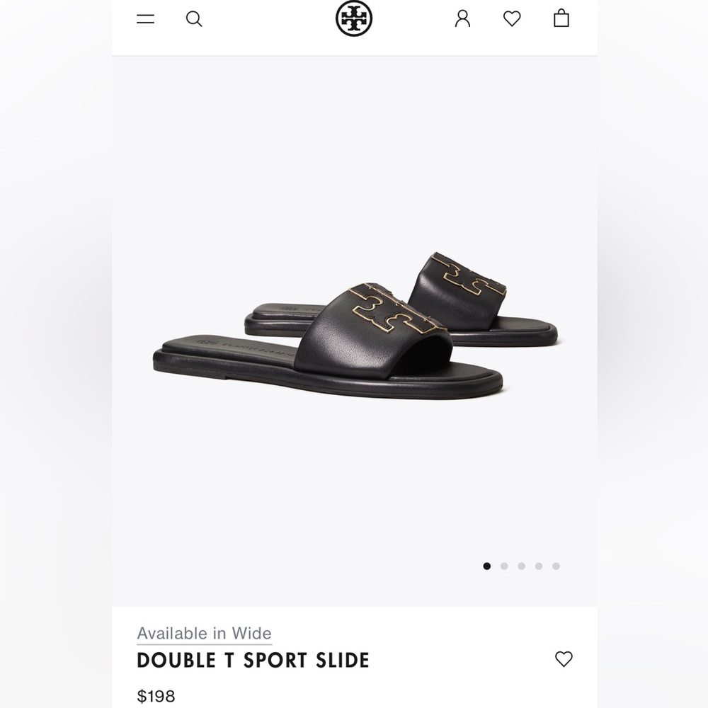 Tory Burch slides. Size 9. Perfect condition